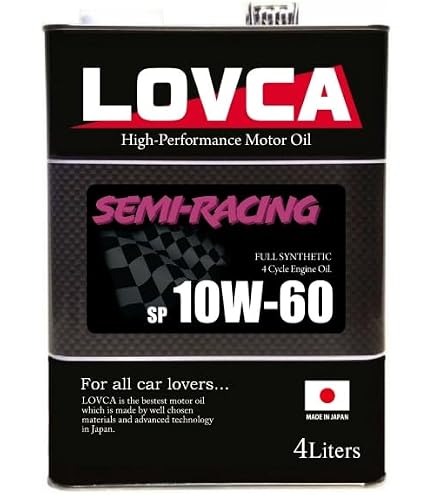 Amazon | LOVCA SEMI-RACING 10W-60 1L SP エンジンオイル □LSR1060-1